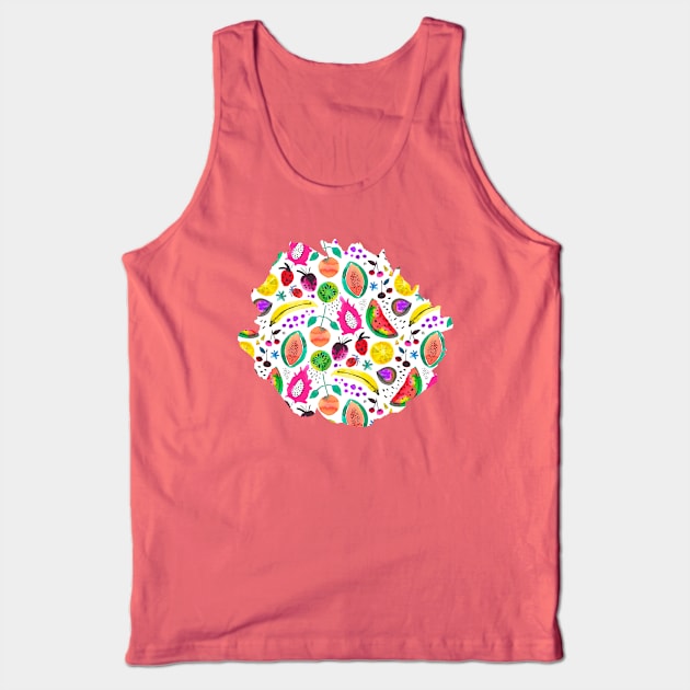 Tropical fruits Multi Tank Top by ninoladesign